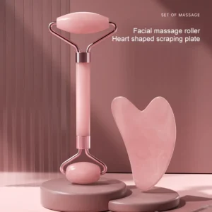 1Pcs Pink Natural Jade Roller for Face - Image 8