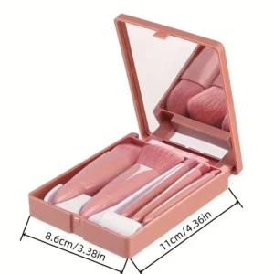 5Pcs Portable Makeup Brush Set - Image 6