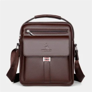 Men's Genuine Leather Crossbody Shoulder Bags - Image 15