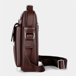 Men's Genuine Leather Crossbody Shoulder Bags - Image 17