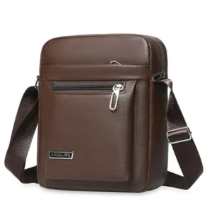 Men's Genuine Leather Crossbody Shoulder Bags - Image 9