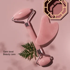 1Pcs Pink Natural Jade Roller for Face - Image 6