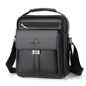 Men's Genuine Leather Crossbody Shoulder Bags - Image 11