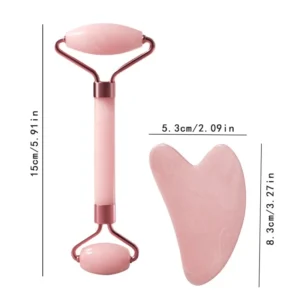 1Pcs Pink Natural Jade Roller for Face - Image 5