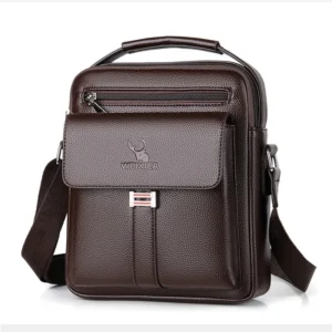 Men's Genuine Leather Crossbody Shoulder Bags - Image 7