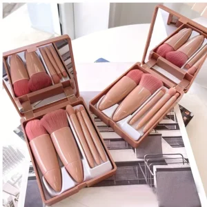 5Pcs Portable Makeup Brush Set - Image 11